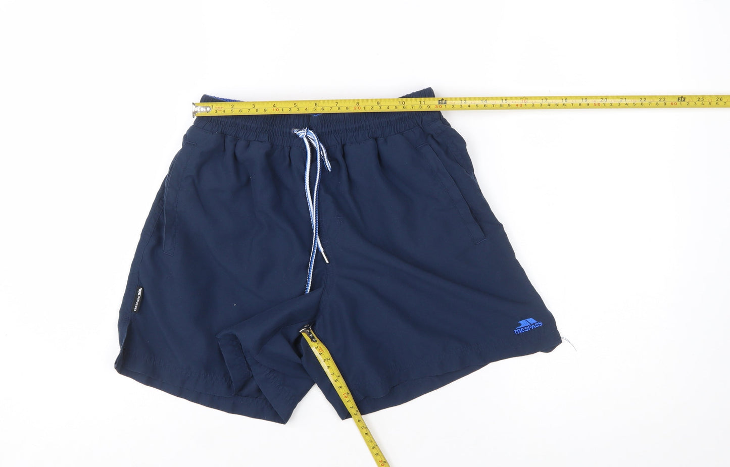 Trespass Men Blue Swim Shorts Medium Quick Dry Lined Drawstring