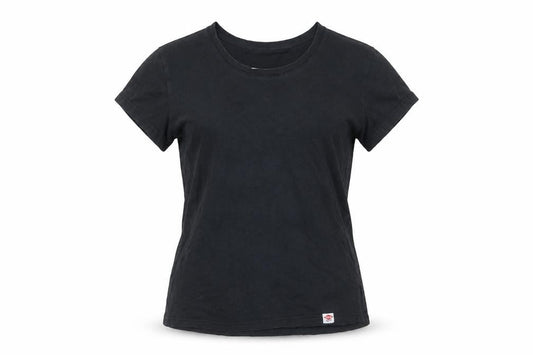 Lee Cooper Womens Black Cotton Basic Short Sleeve T-Shirt Size 12