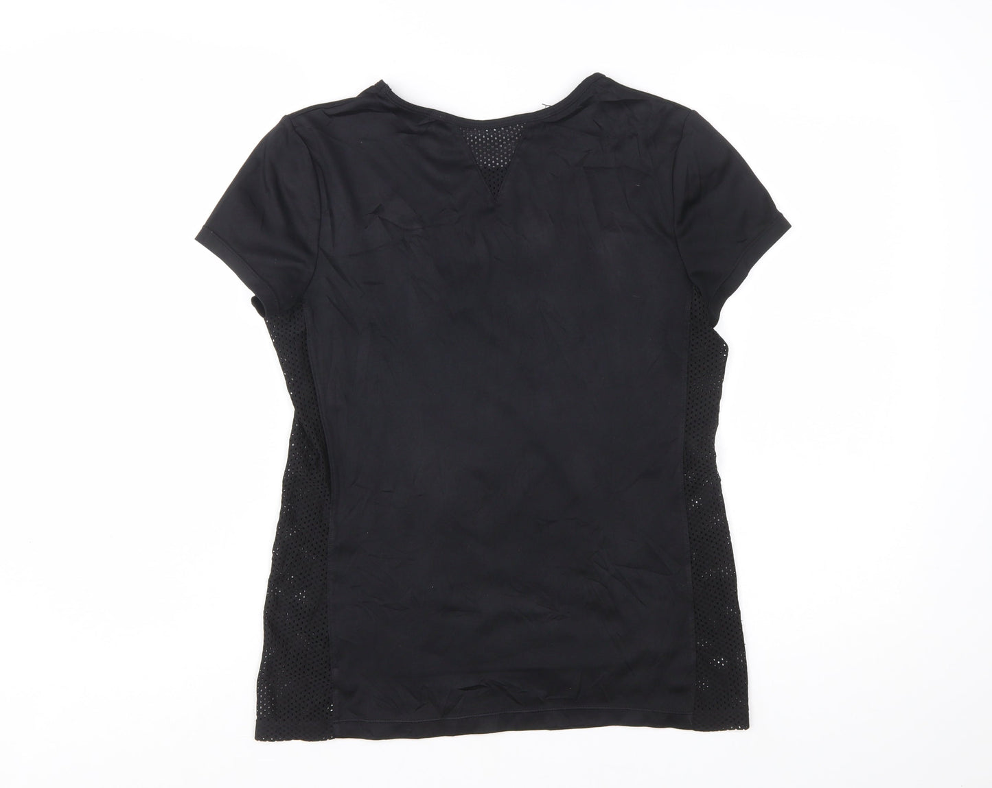 Athletic Works Women's Black Short Sleeve Sports T-Shirt Size S