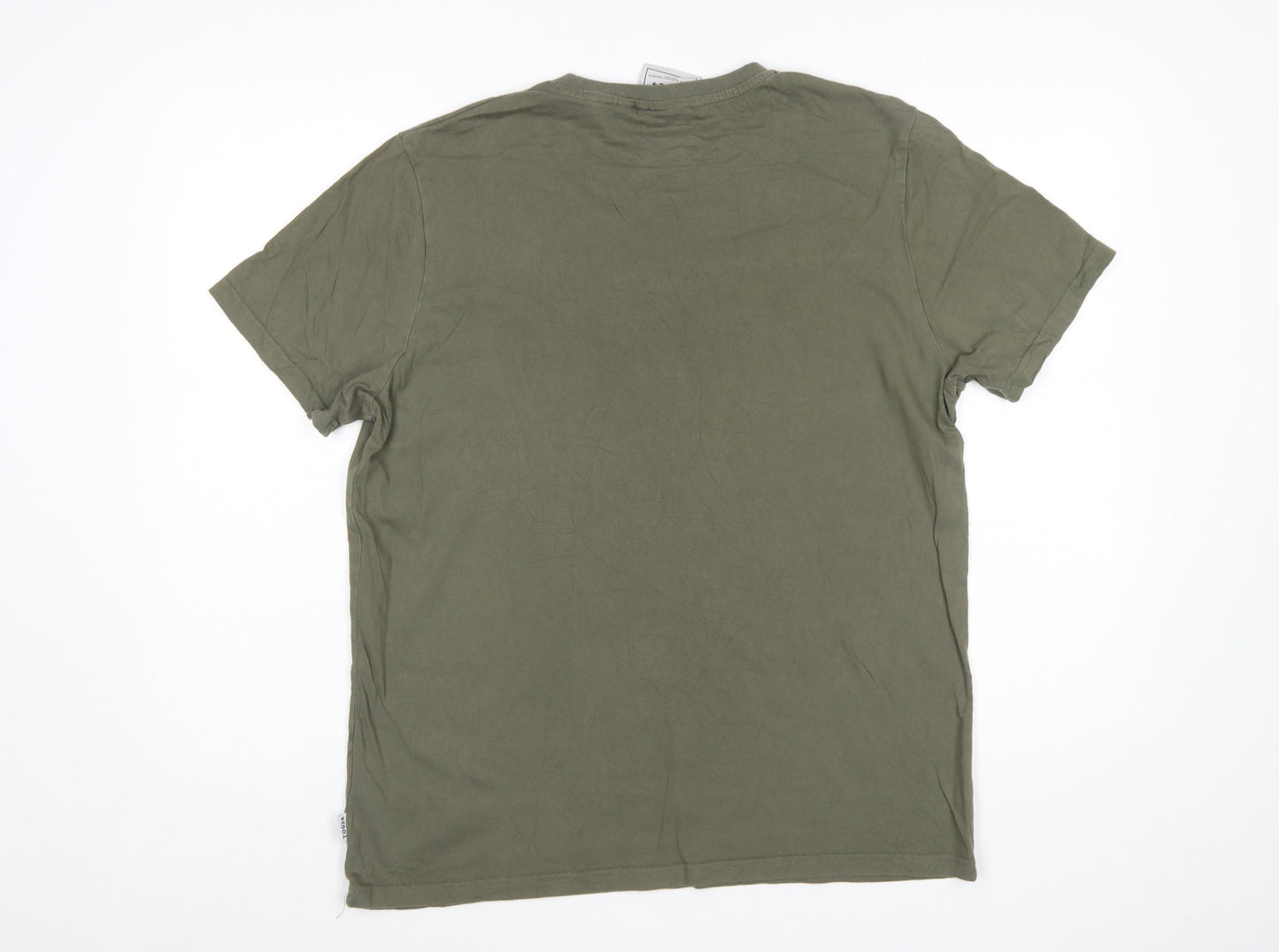 TOG24 Men’s Green Cotton Crew Neck Short Sleeve T-Shirt Size L