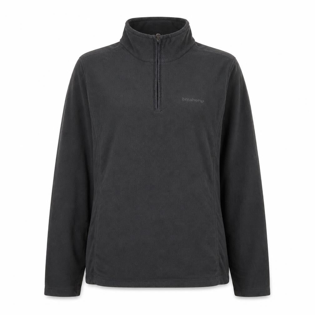 Brasher Women's Black Fleece Pullover Sweatshirt Size XL