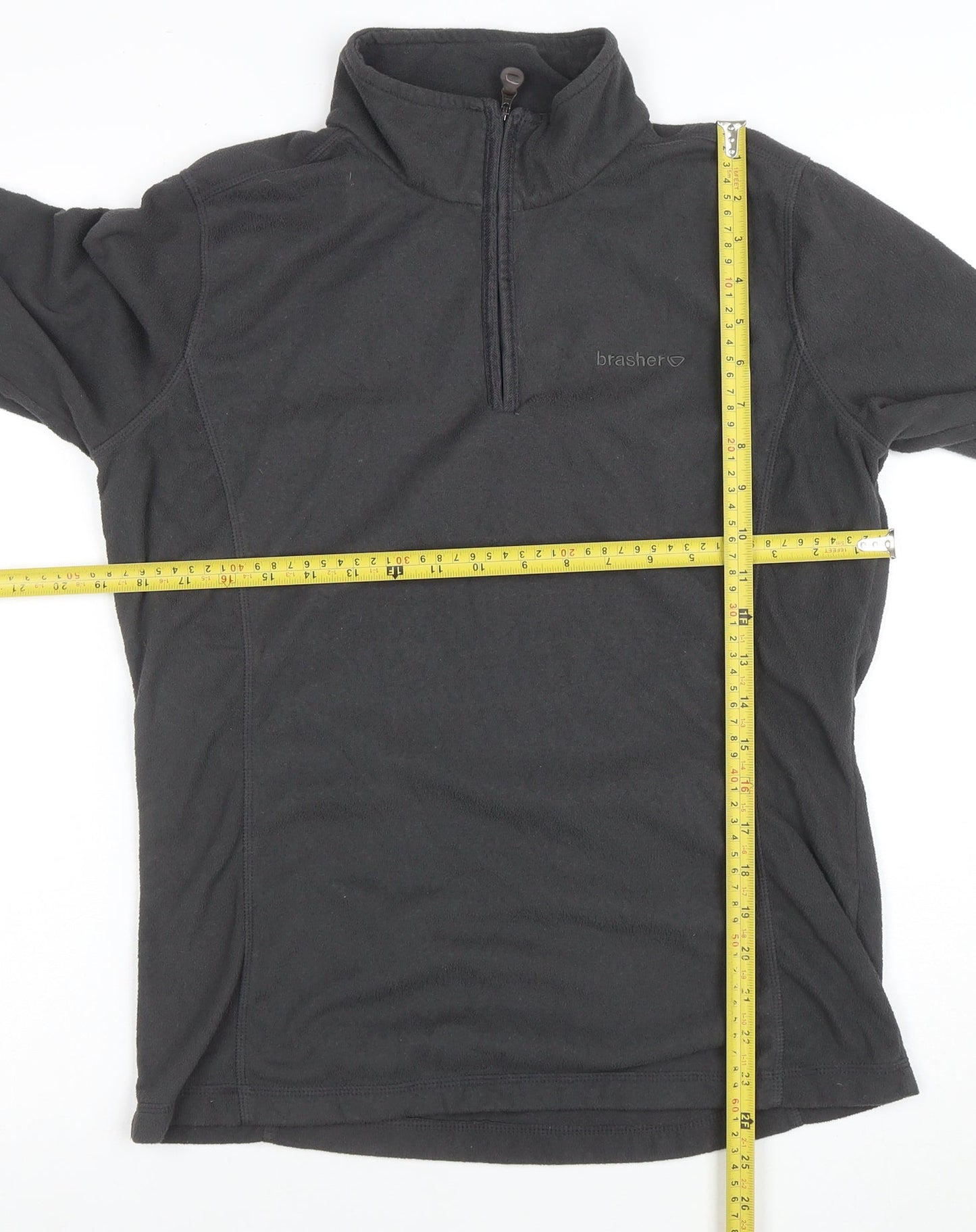 Brasher Women's Black Fleece Pullover Sweatshirt Size XL