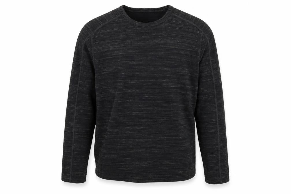 AllSaints Men's Black Medium Crew Neck Long Sleeve Sweatshirt