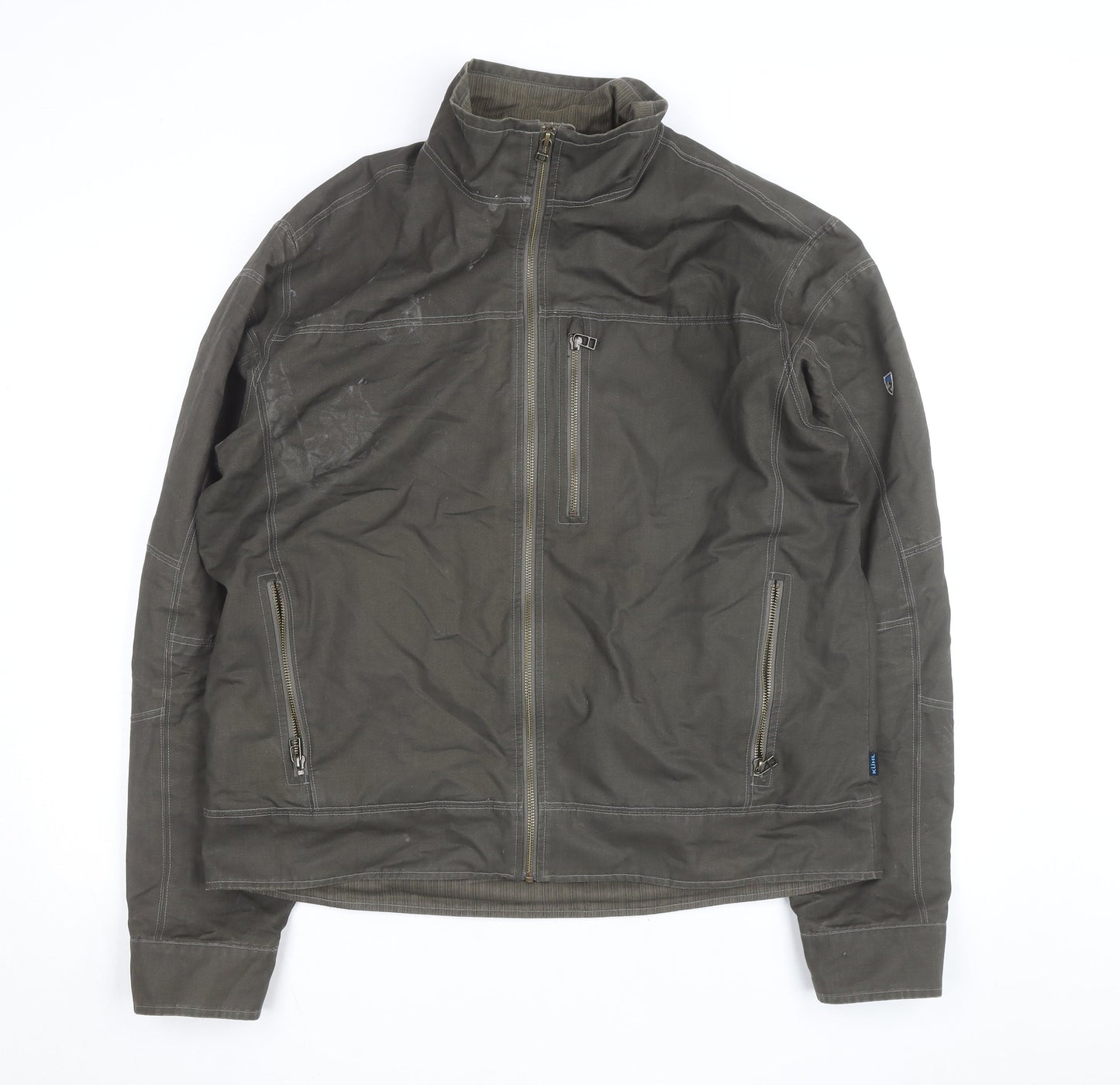 KÜHL Mens Green XL Soft Shell Outdoor Hiking Jacket