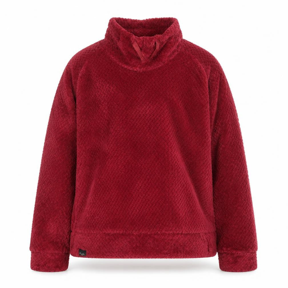 Regatta Girls Red Fleece Pullover Sweatshirt 11-12 Years Winter Warm