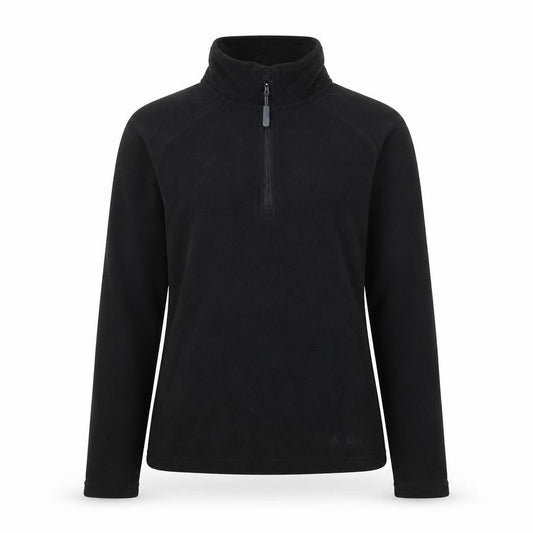 Peter Storm Women’s Black Fleece 1/2 Zip Pullover Sweatshirt Size 8