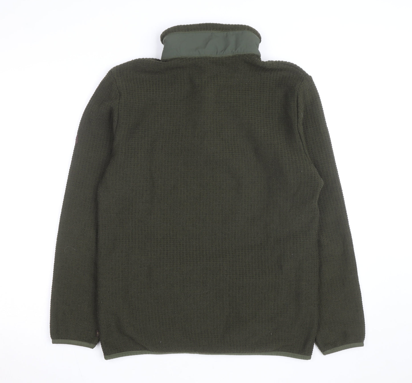 Regatta Men's Green Fleece 1/4 Zip Pullover Sweatshirt M Outdoor Hiking