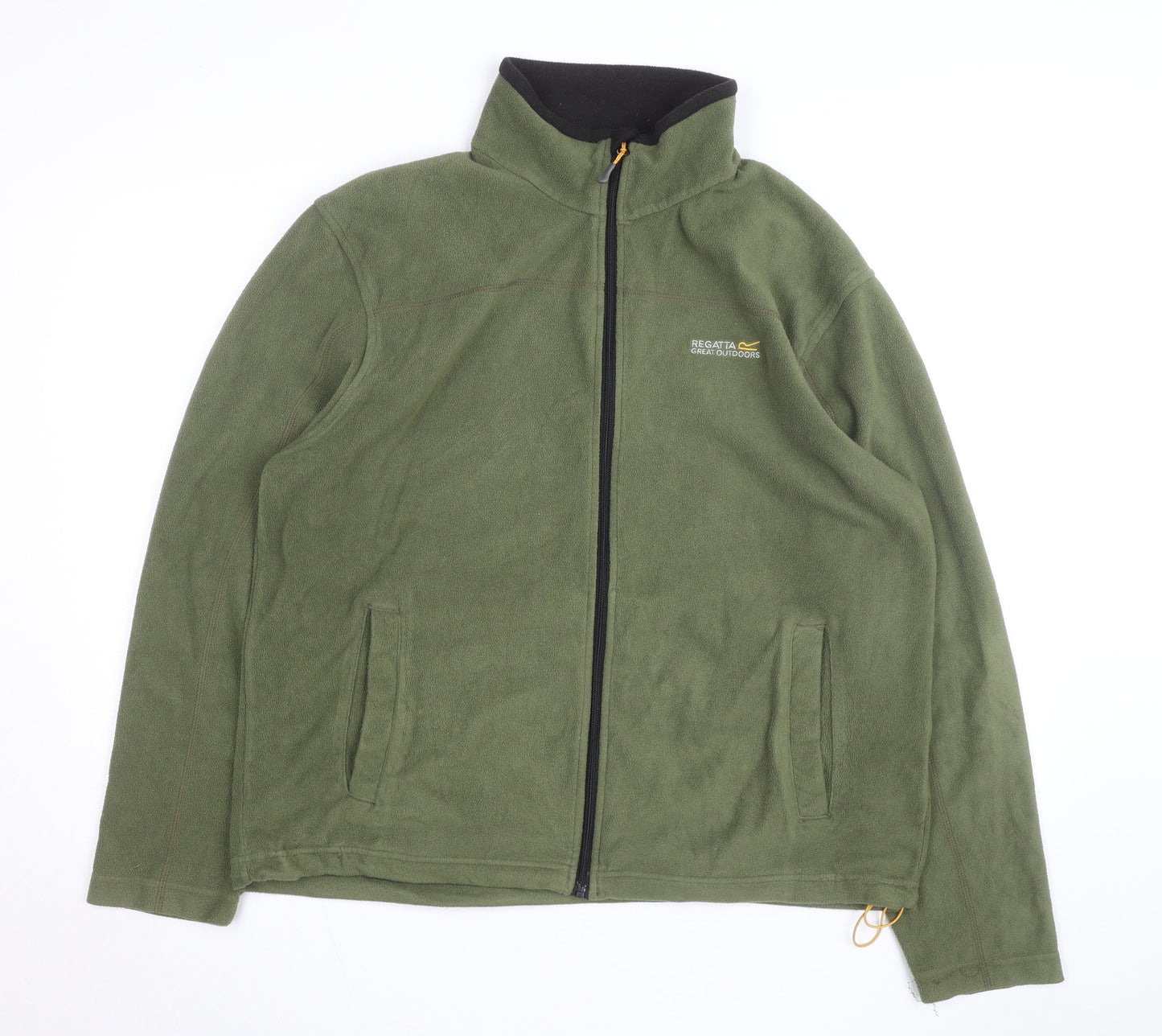 Regatta Men’s Green Fleece Full Zip Windbreaker Jacket XL
