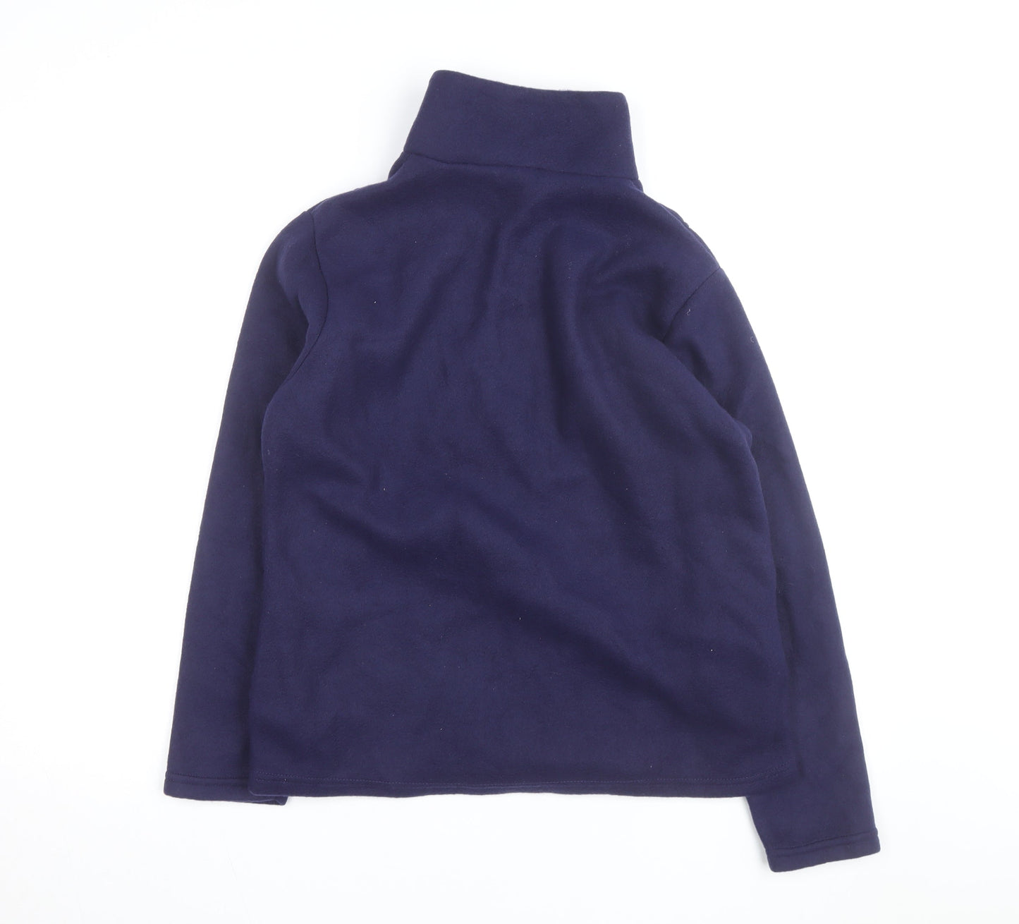 Anne de Lançay Men's Blue Full Zip Fleece Active Jacket Medium