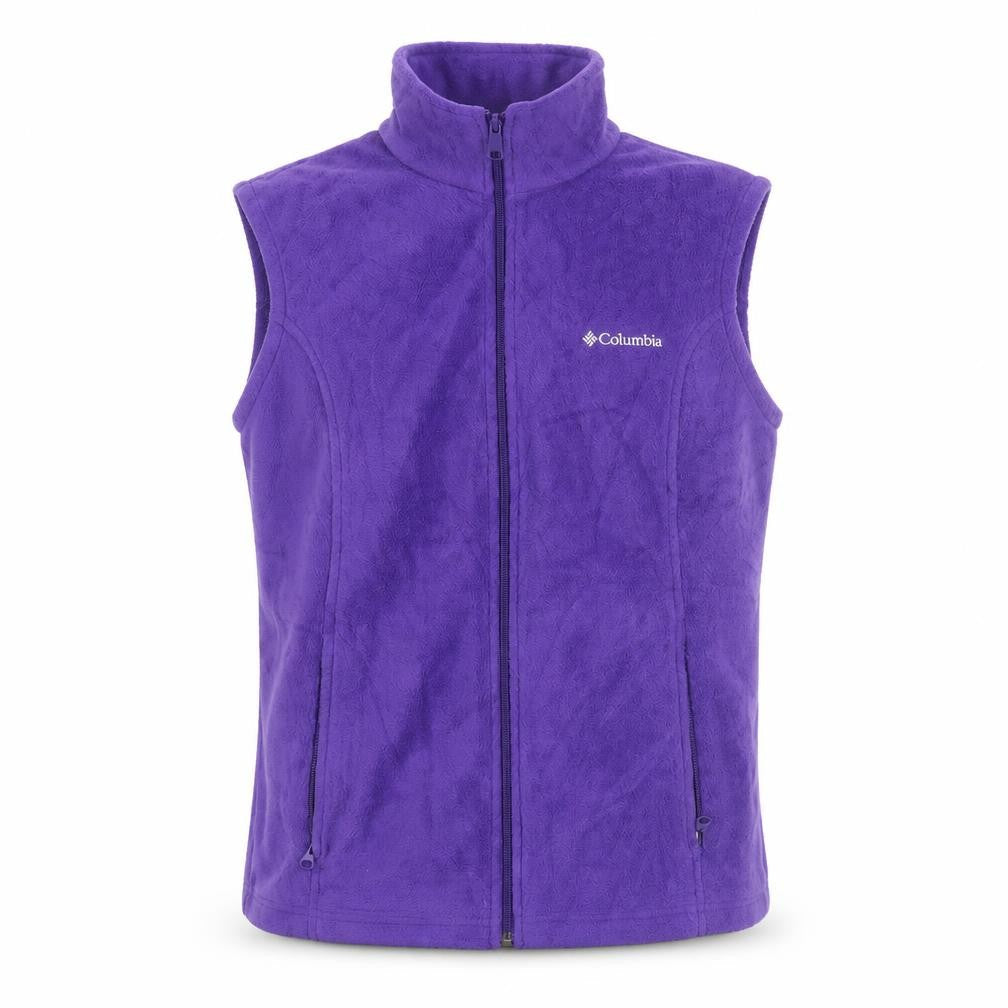 Columbia Mens Purple Fleece Bodywarmer Gilet Size L