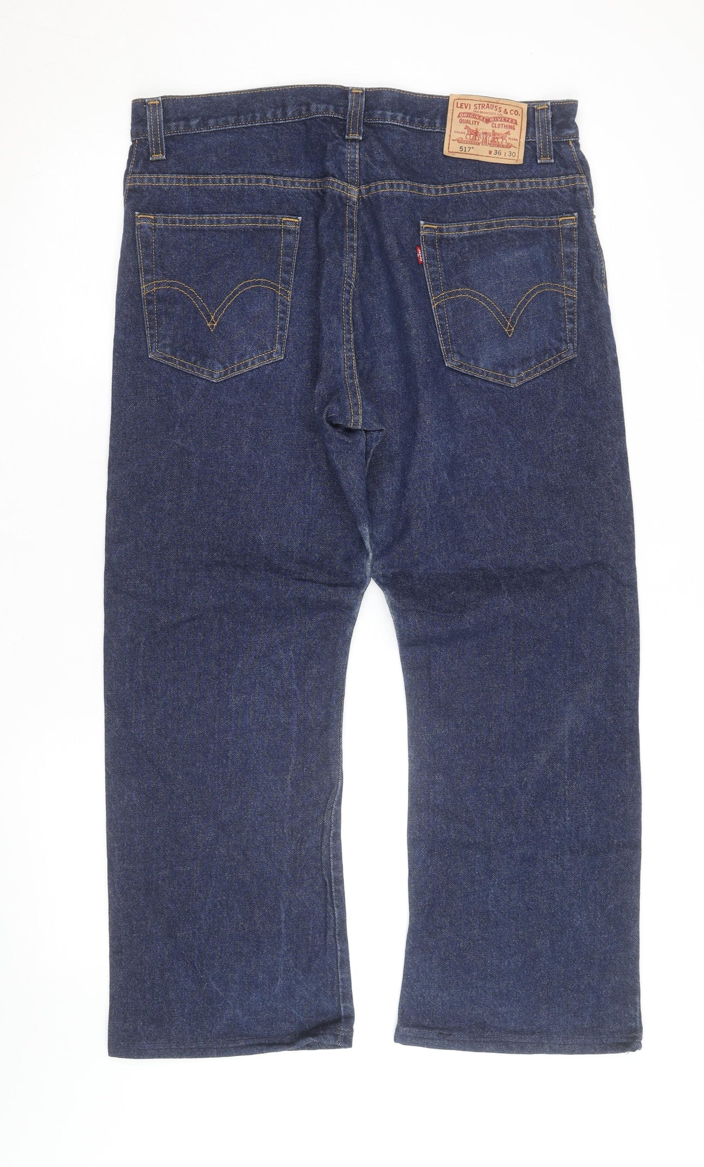 Levi's 517 Men's Blue Bootcut Denim Jeans W36 L30