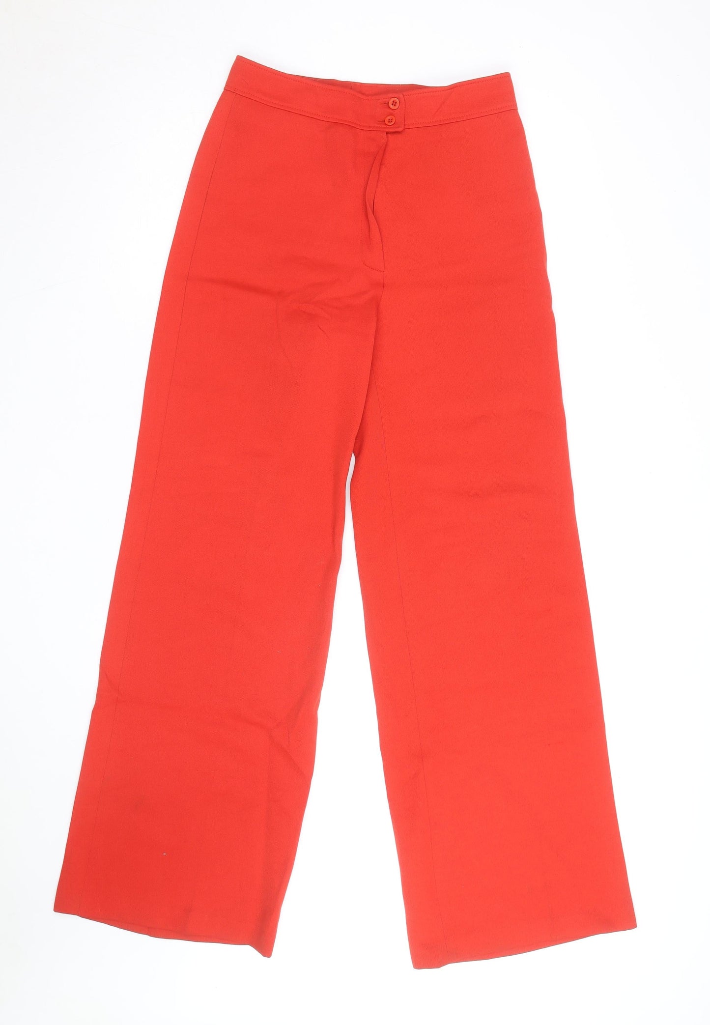 Beastly Women’s Red Wide-Leg Trousers Size 12 Polyester