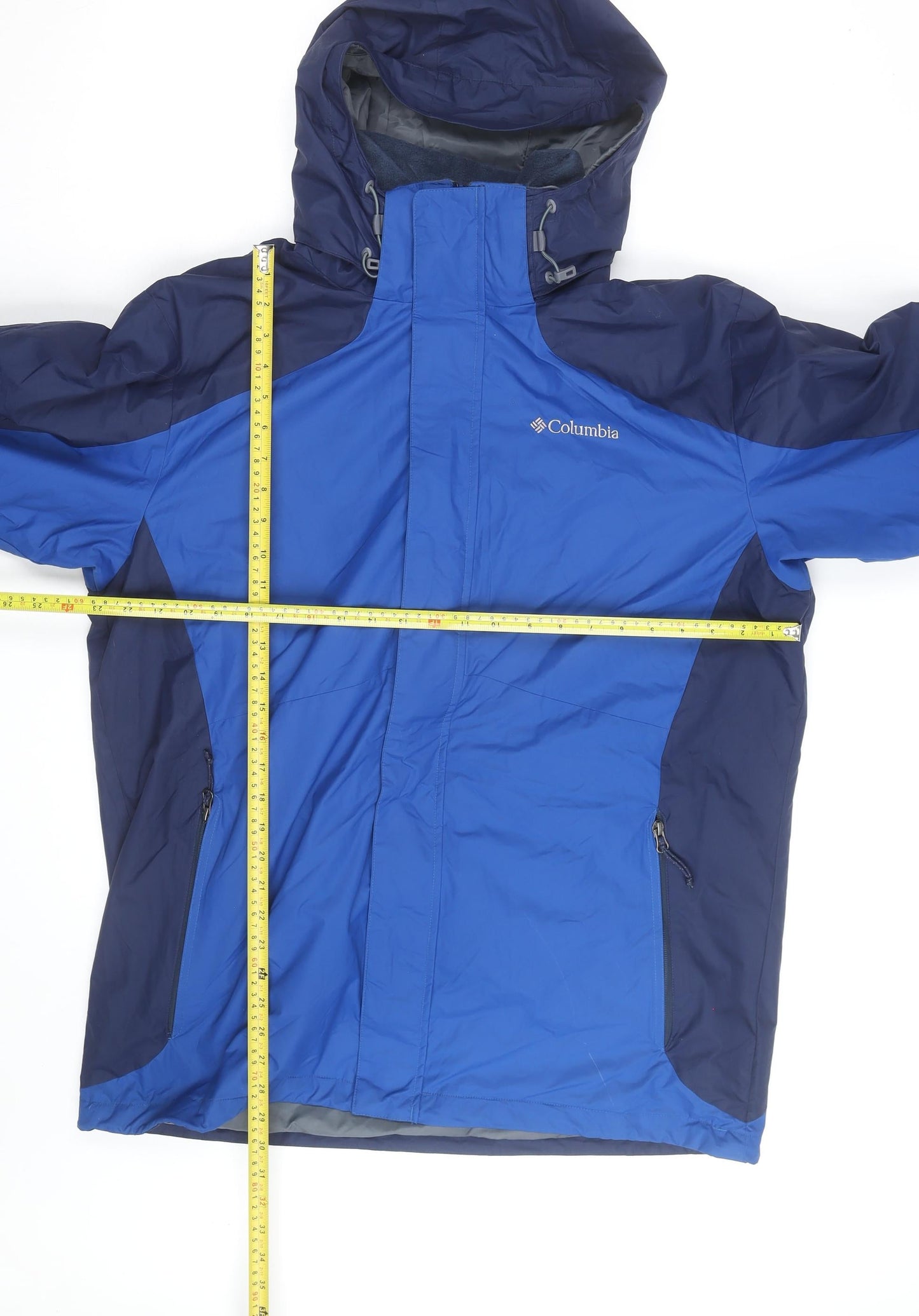 Columbia Men's Blue Interchange Waterproof Hooded Jacket L
