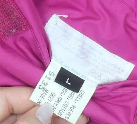 Dolomite Men's Pink Quilted Puffer Jacket L Winter Insulated