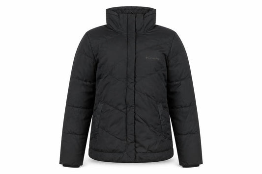 Columbia Womens Black M Puffer Jacket Winter Insulated Mid-Length