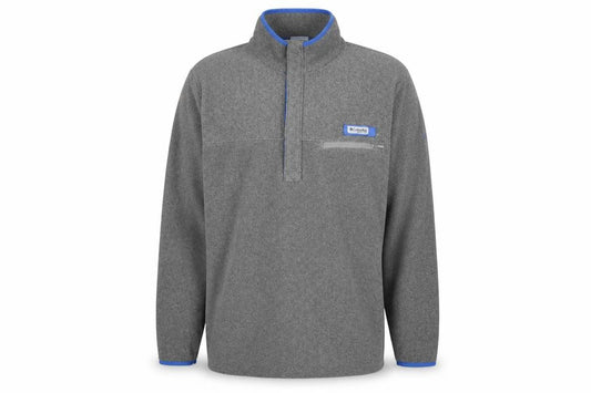 Columbia Men's Grey Fleece 1/4 Zip Sweatshirt Size L