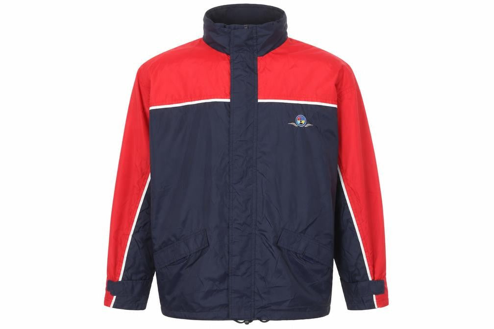 Midwest Men's Blue Red XL Windbreaker Outdoor Jacket