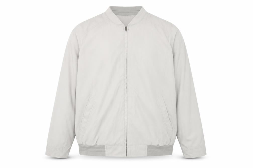 Barisal Men’s Beige Bomber Jacket Size 54 Regular Fit Zip Front