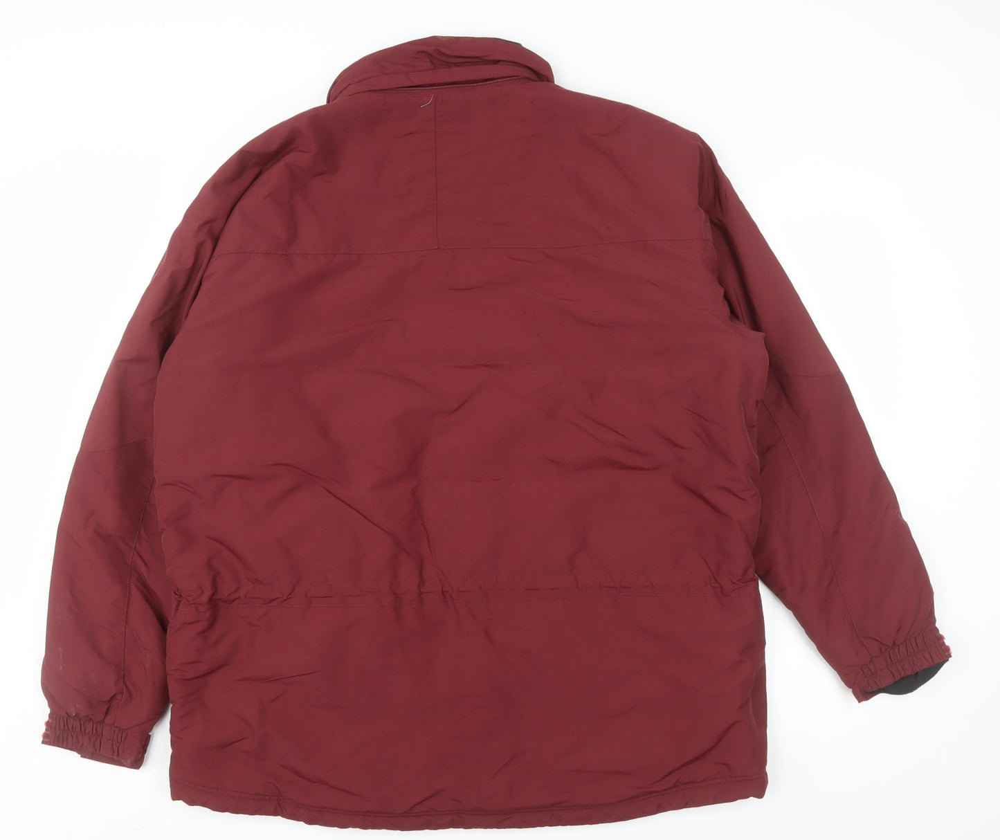 L.L. Bean Men's Red Nylon L Puffer Jacket Winter Waterproof