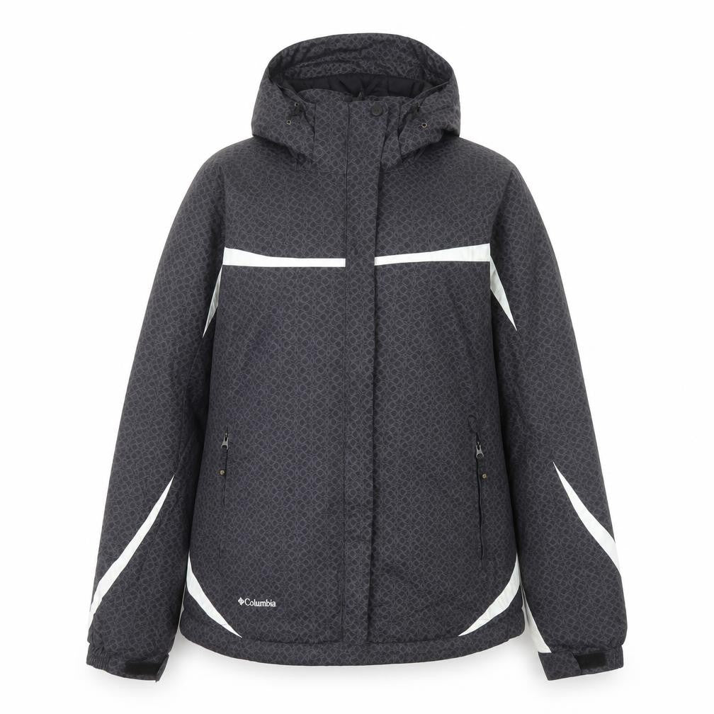 Columbia Women's Grey 3-in-1 Waterproof Hooded Jacket M