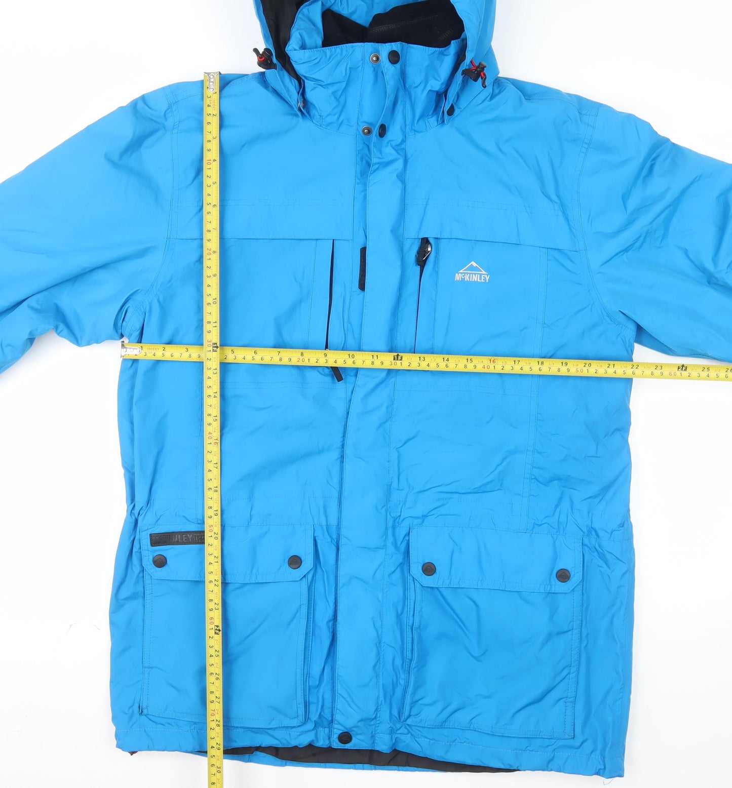 McKINLEY Women's Blue L Hooded Waterproof Puffer Jacket