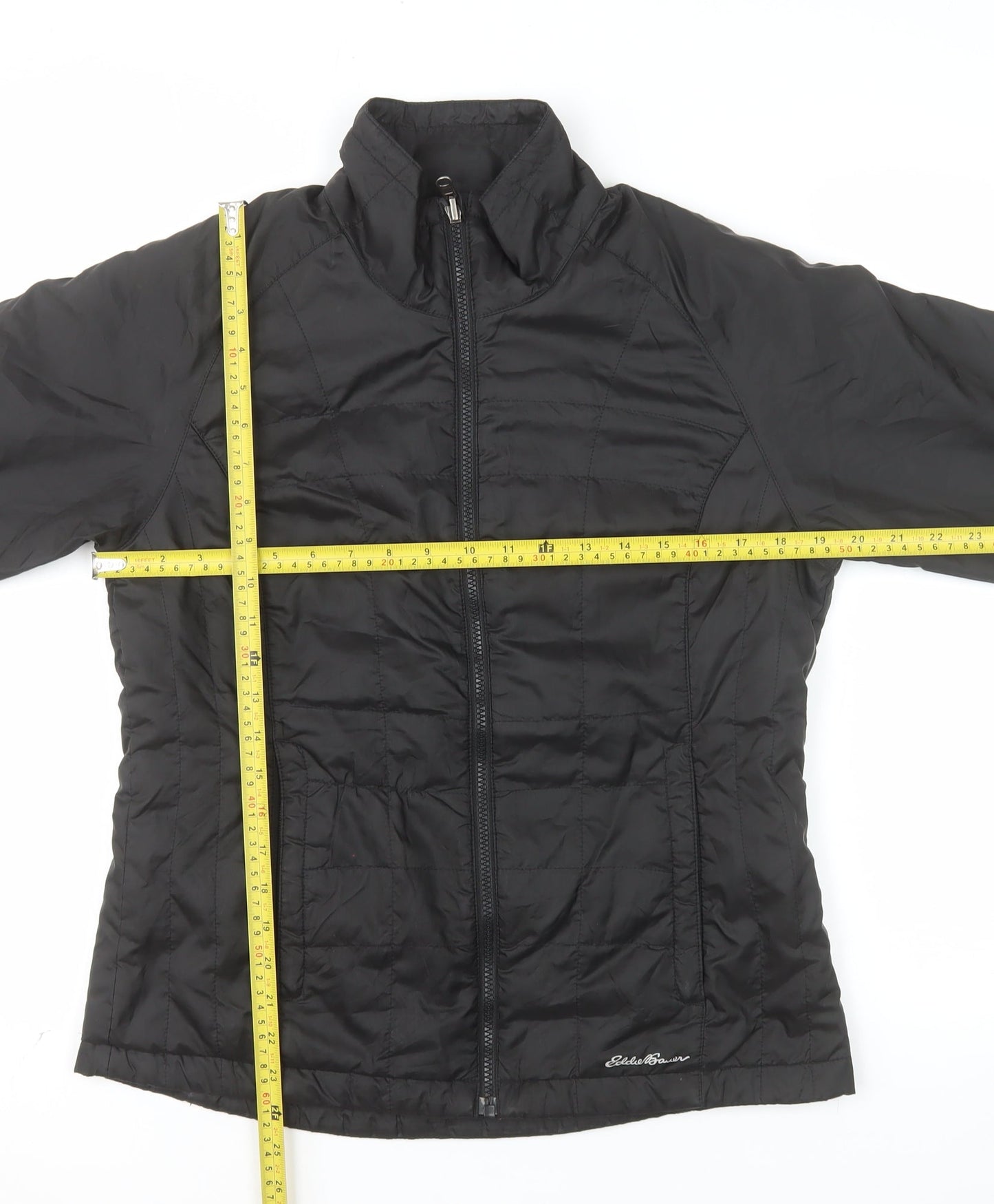 Eddie Bauer Women's Black M Quilted Puffer Jacket Winter Warm Coat