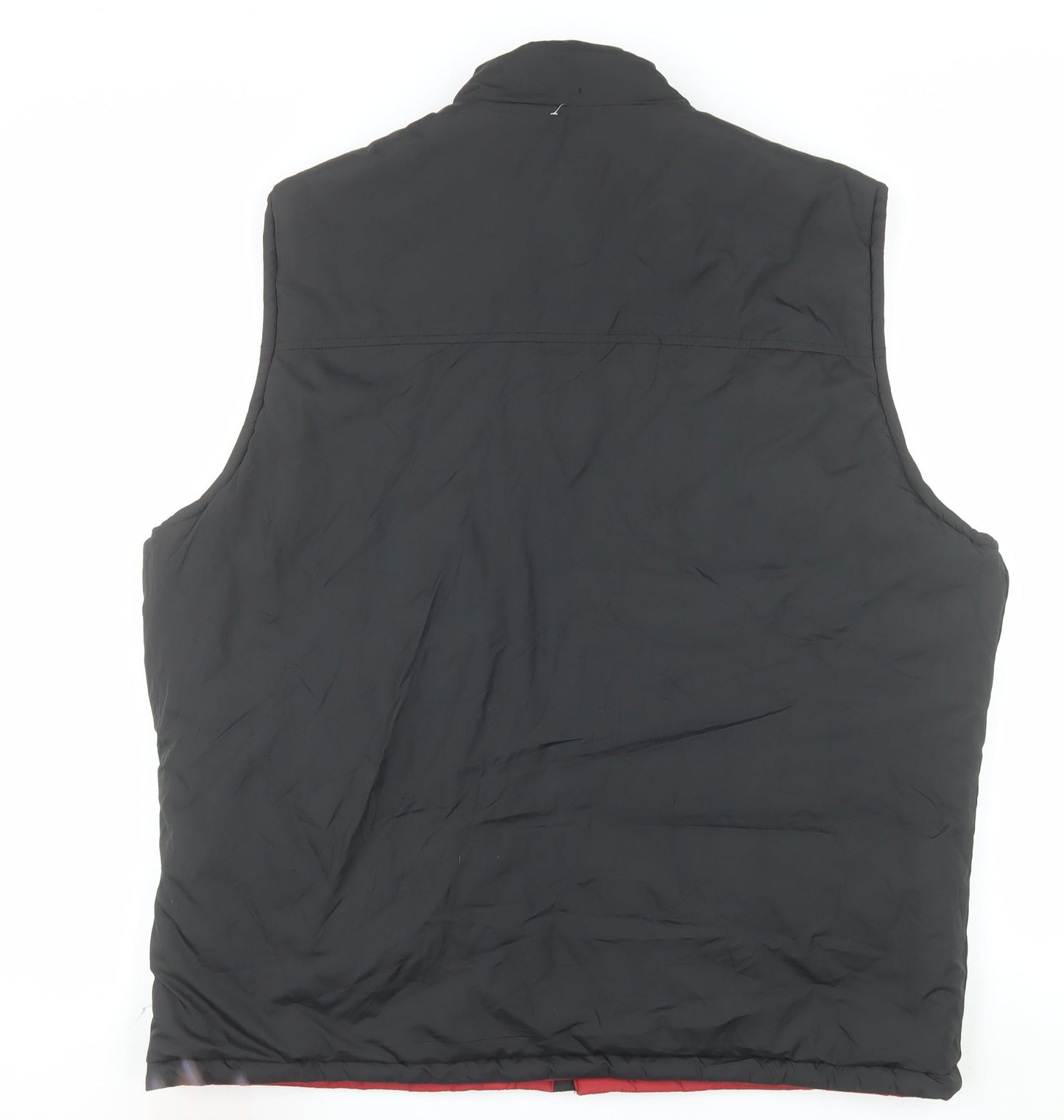 IZOD Mens Black XL Padded Polyester Bodywarmer Waistcoat