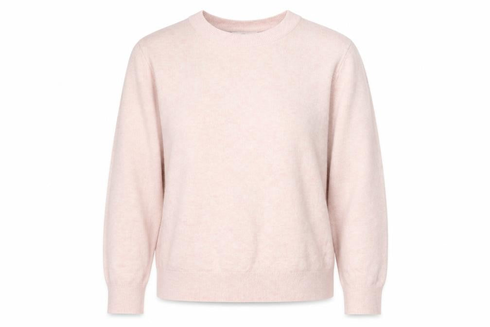 Marks & Spencer Womens Pink Crew Neck Knit Jumper L