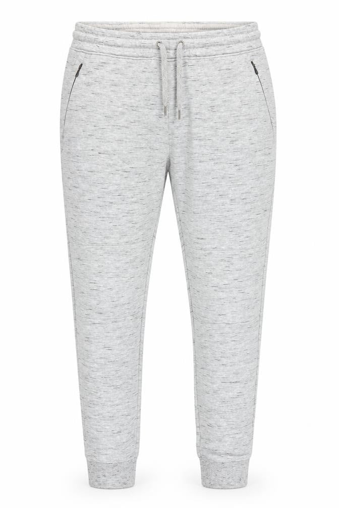 On The Byas Men Grey Jogger Trousers Medium Cotton Blend