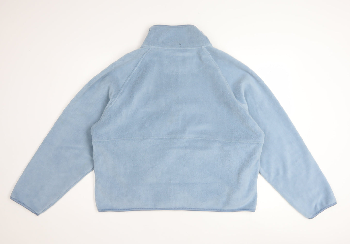 Next Women’s Blue Fleece Short Jacket Size M Casual Lightweight