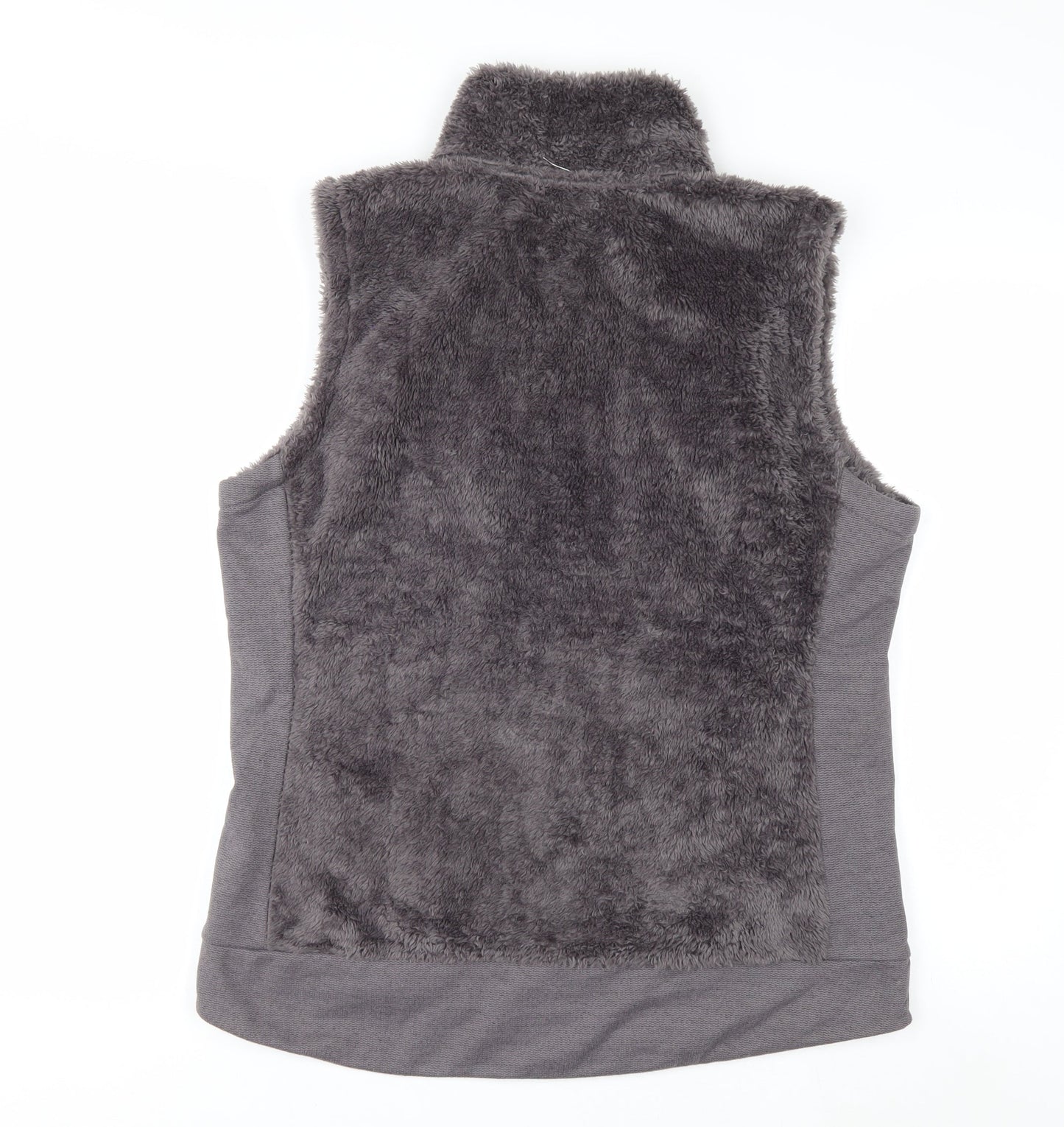 The North Face Womens Grey Fleece Zip Waistcoat L Outdoor Gilet