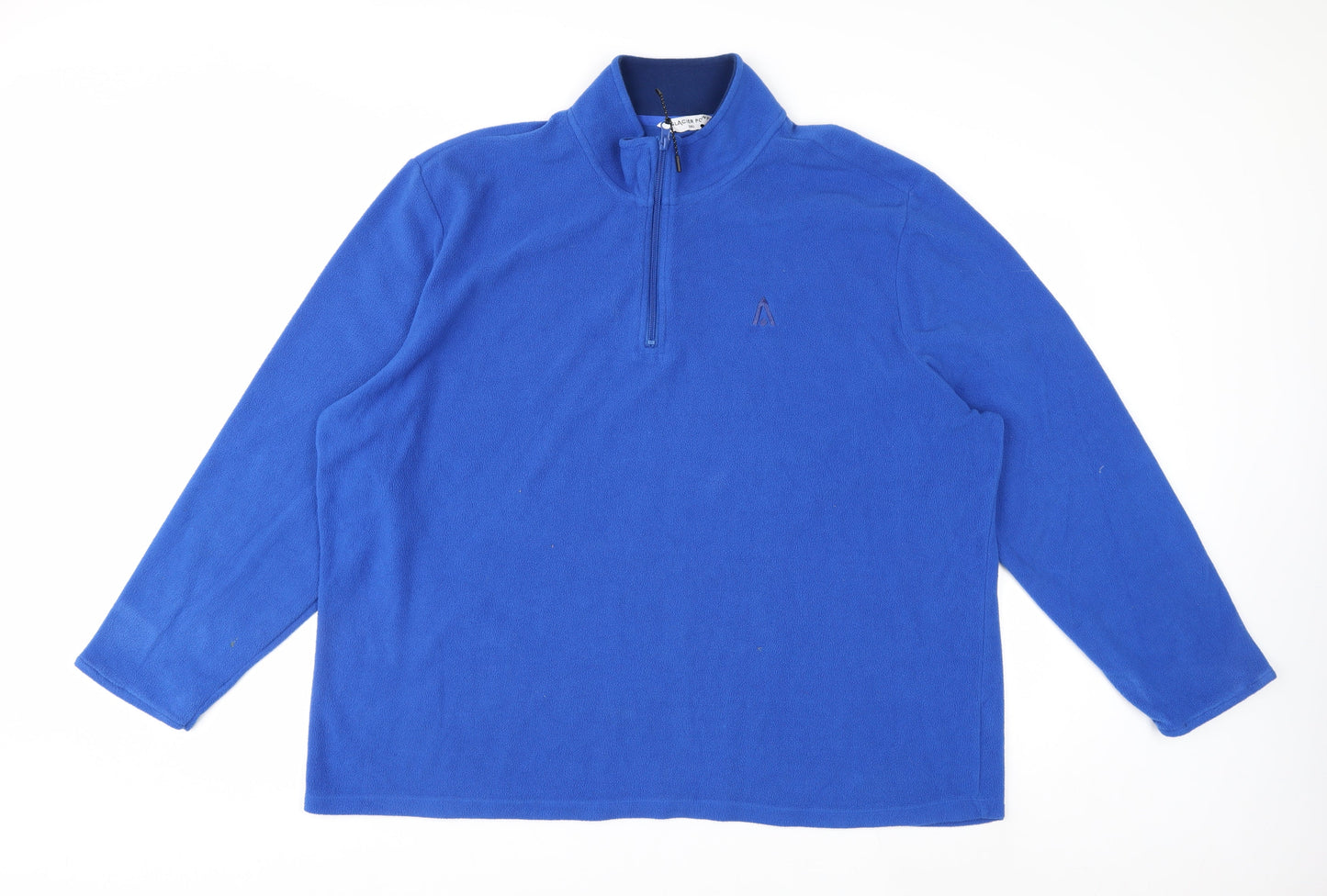 Glacier Point Men's Blue Fleece 3XL 1/4 Zip Pullover Sweatshirt