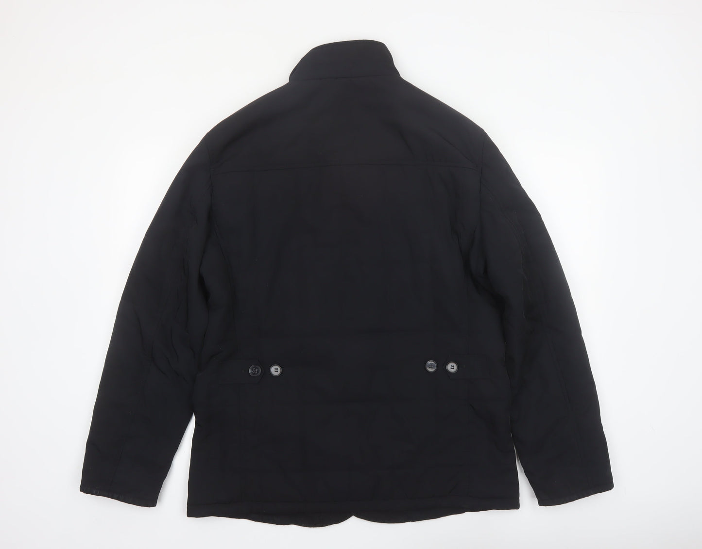 Marks and Spencer Collezione Men's Black Mid-Length Jacket Size M