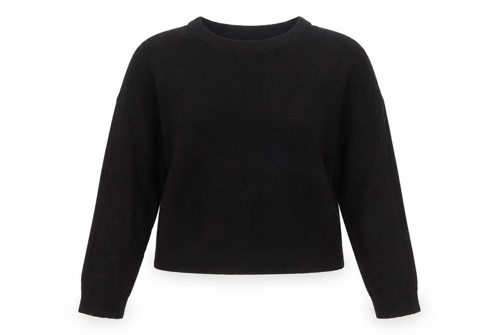 Brave Soul Women's Black Size 10 Crew Neck Long Sleeve Jumper
