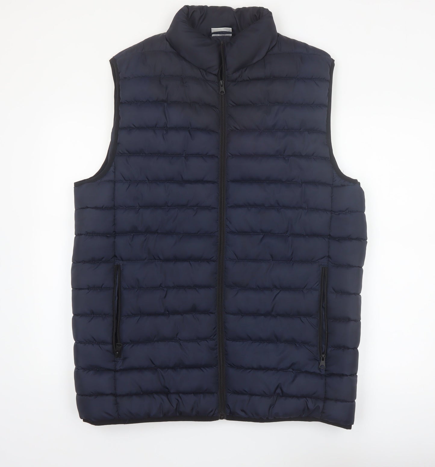 Alphar One Mens Blue XL Puffer Gilet Waistcoat Lightweight