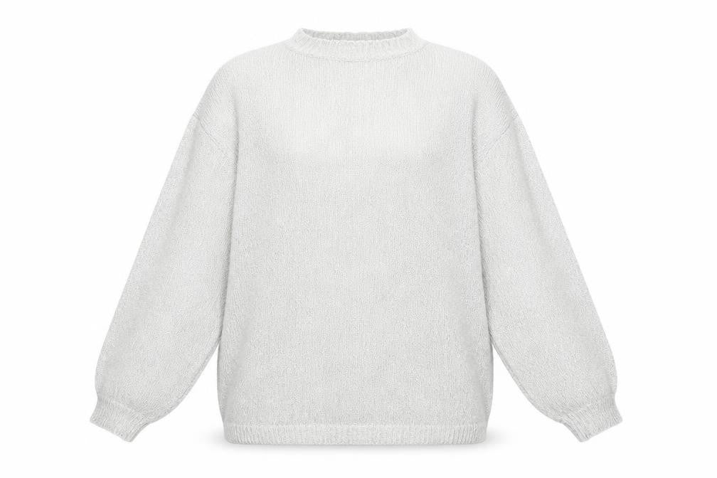 Shenanigans Women's Silver Metallic Knit Pullover Jumper Size S