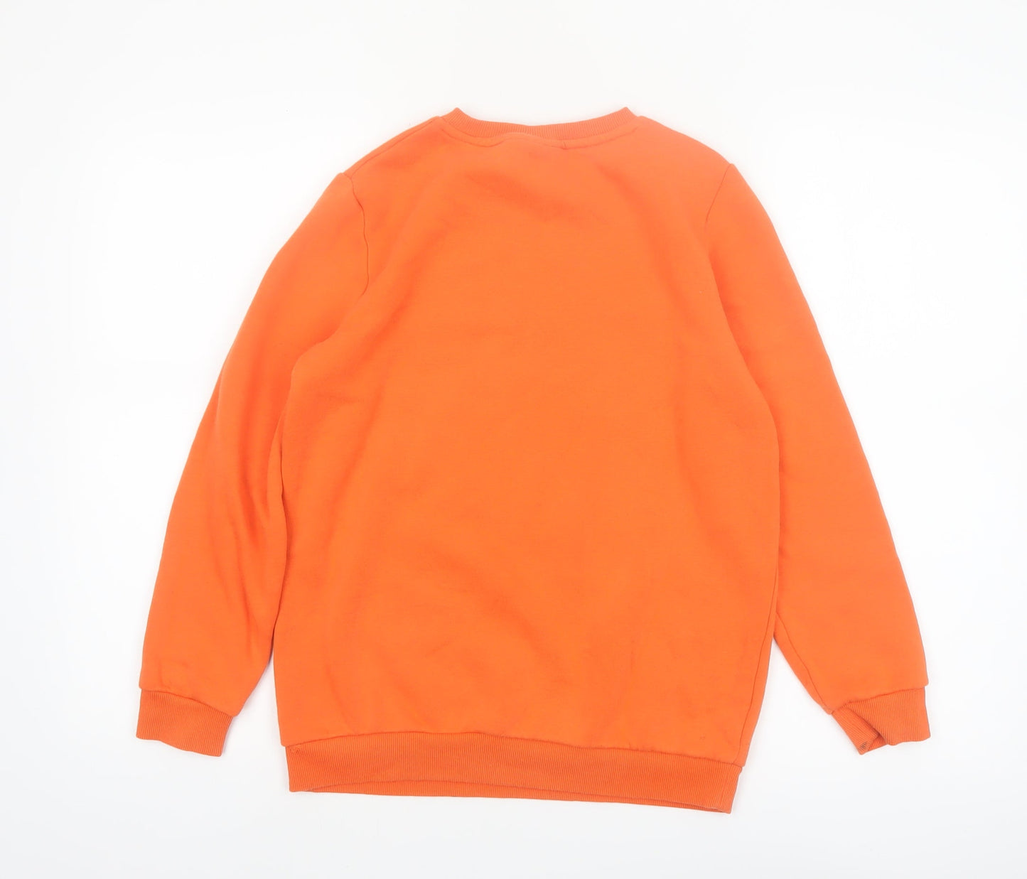 Naruto Shippuden Boys Orange Graphic Crew Neck Pullover Sweatshirt 11-12 Years