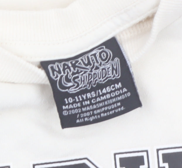 Difuzed Boys Ivory Naruto Shippuden Pullover Sweatshirt 10-11 Years