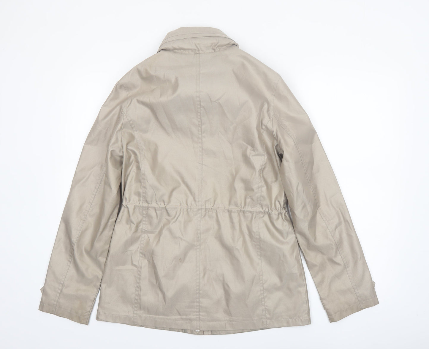 Marks and Spencer Women Beige Size 8 Lightweight Parka Jacket