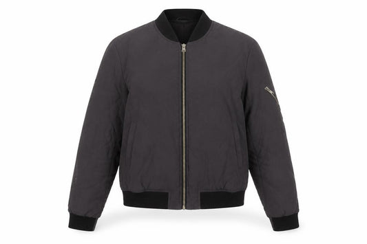 Superdry Womens Black Quilted Bomber Jacket Size M