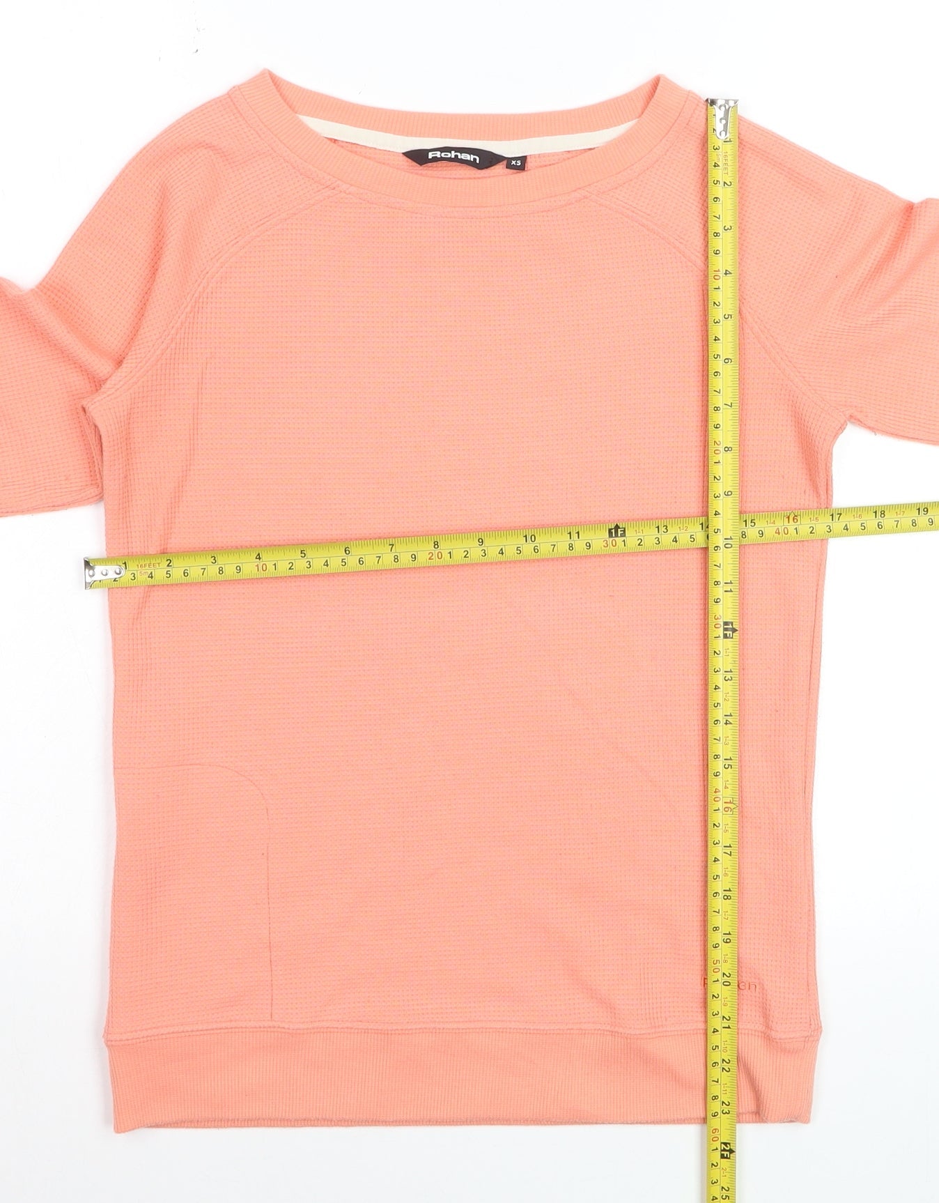 Rohan Womens Coral Polyester Pullover Sweatshirt XS Lightweight Casual