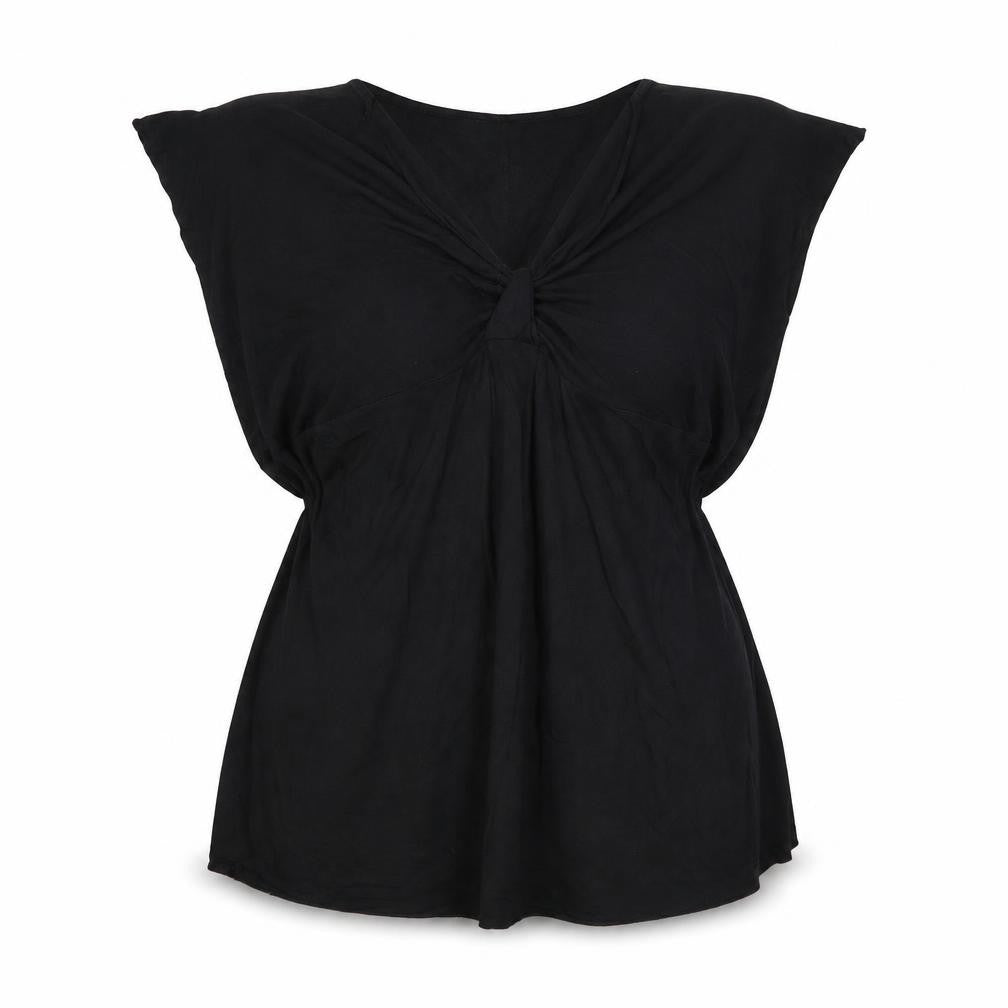 rogers+ROGERS Womens Black Plus Size 22 Sleeveless Camisole Blouse