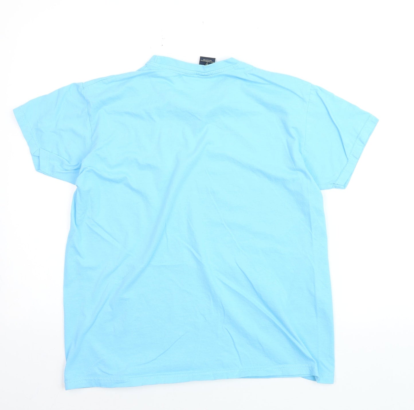 U.S. Polo Assn. Men's Blue Cotton Crew Neck T-Shirt Size L