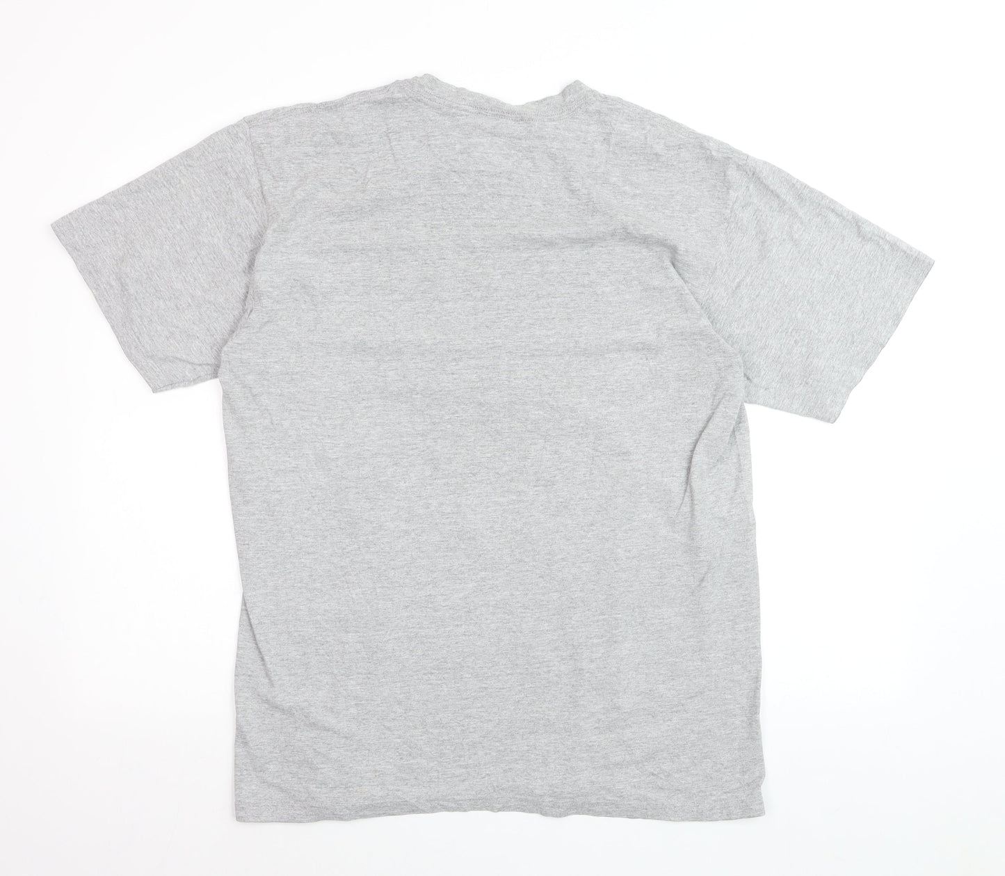 Nike Mens Grey Ole Miss Graphic Crew Neck Short Sleeve T-Shirt Size M