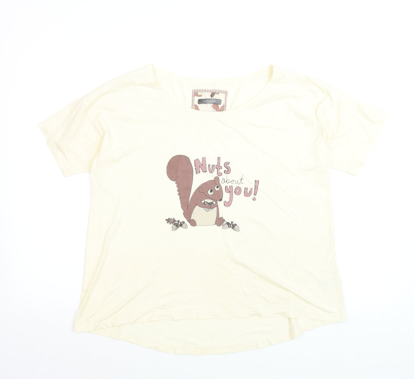 Marks and Spencer Women’s Ivory Funny Animal Nightshirt UK 14