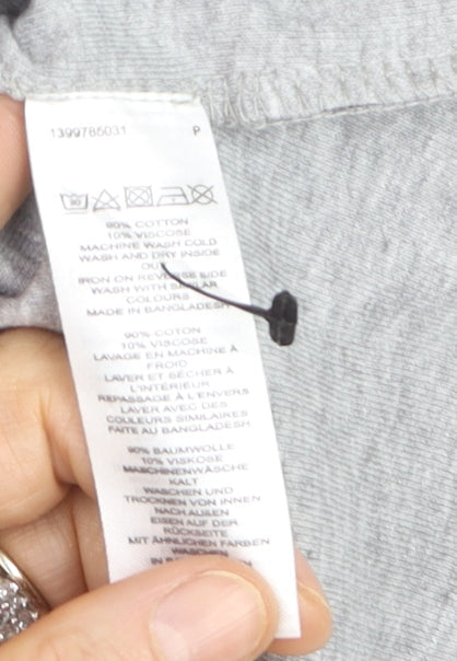 French Connection Men's Grey Crew Neck Cotton T-Shirt M