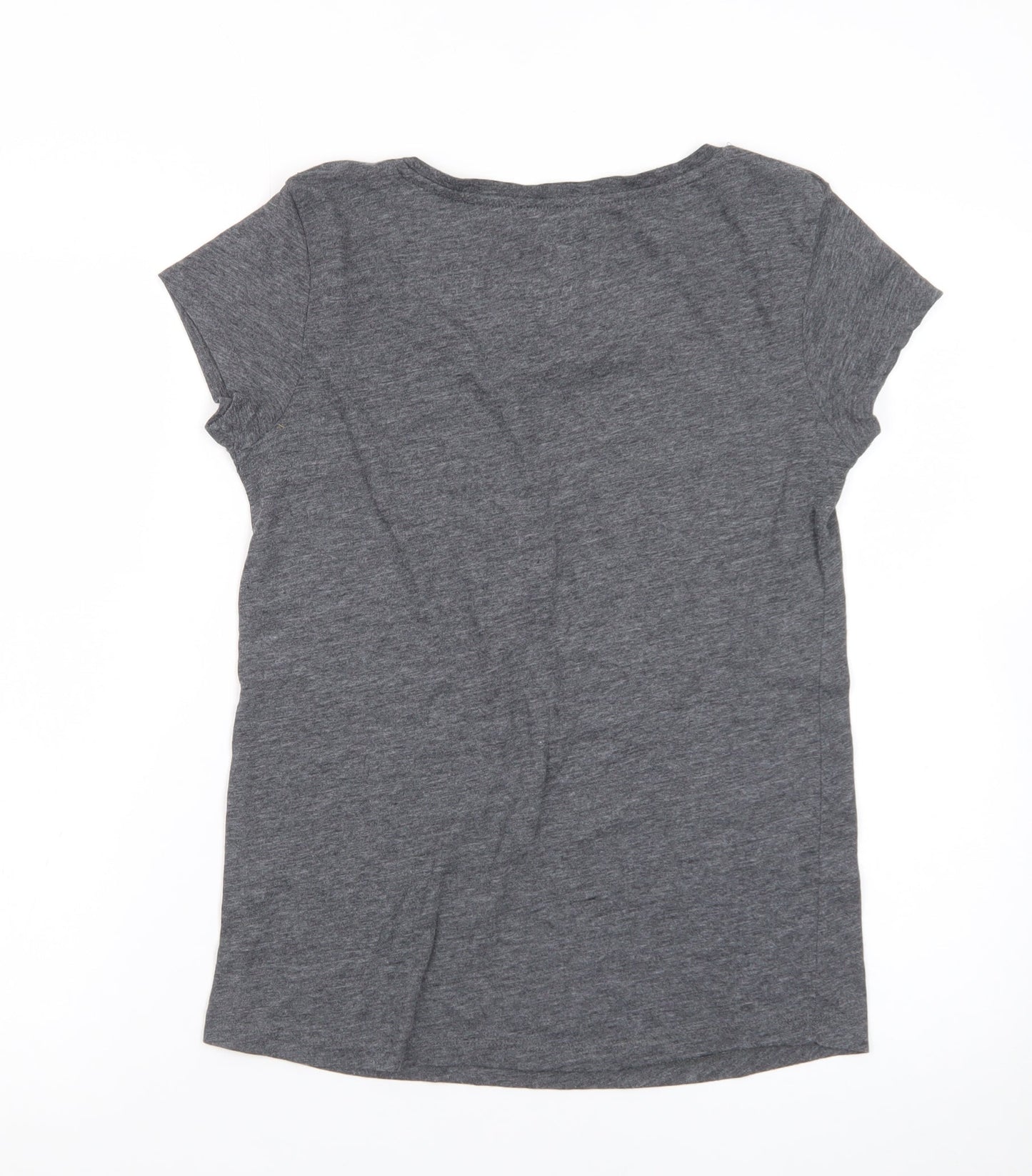 Atmosphere Women’s Grey Basic Short Sleeve Jersey T-Shirt Size 12
