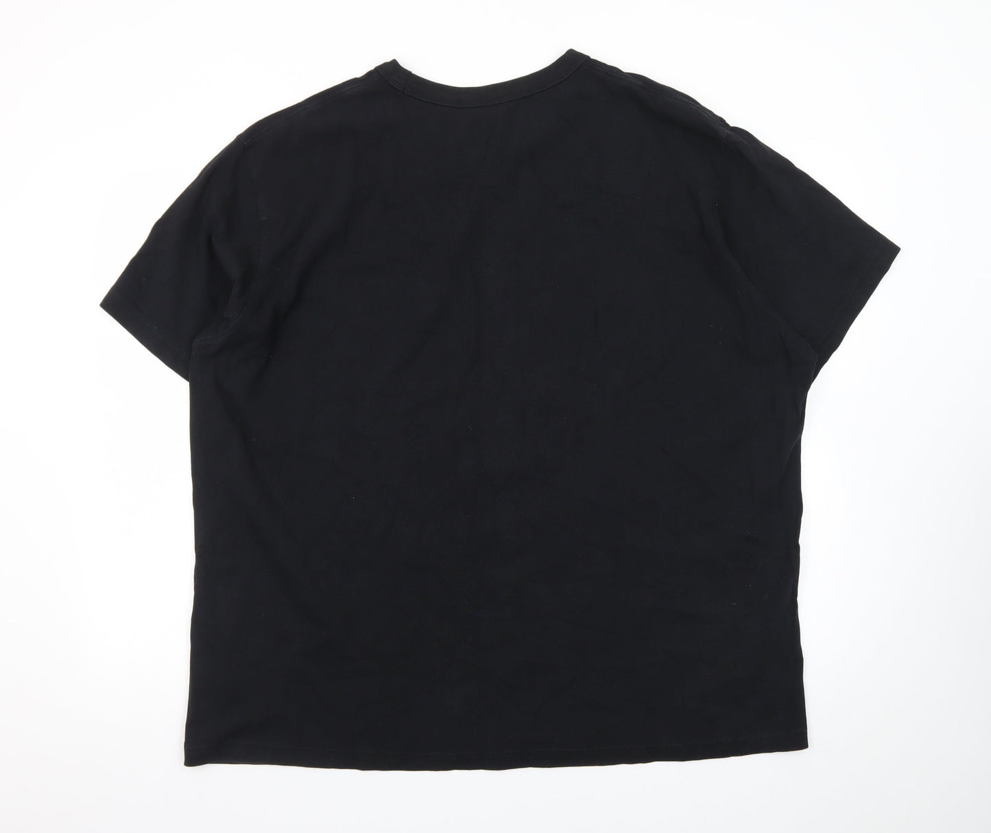 Uniqlo Men’s Black 3XL Crew Neck Cotton T-Shirt