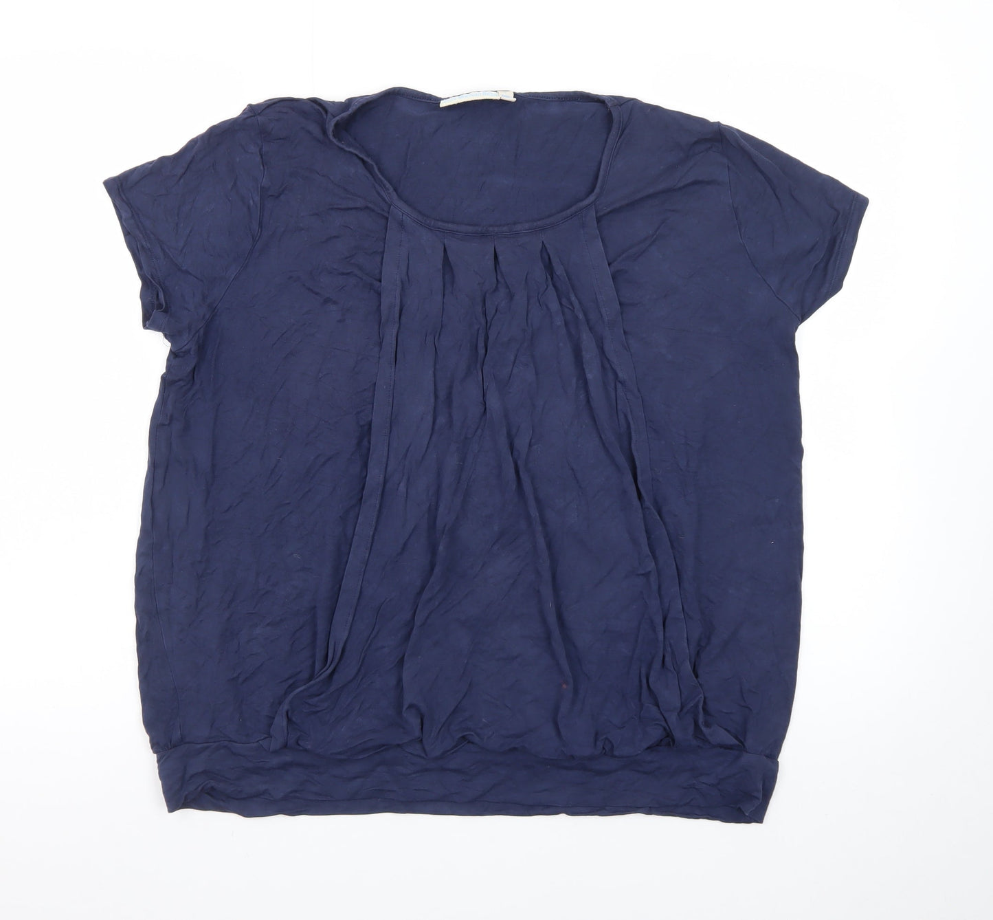 JoJo Maman Bébé Women’s Blue Cotton Maternity T-Shirt Size L