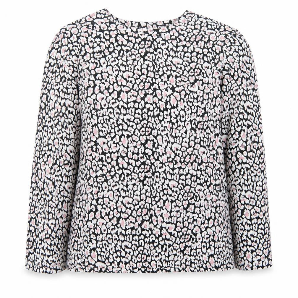 Marks and Spencer Women's Multicoloured Animal Print Cotton Blouse Size 16
